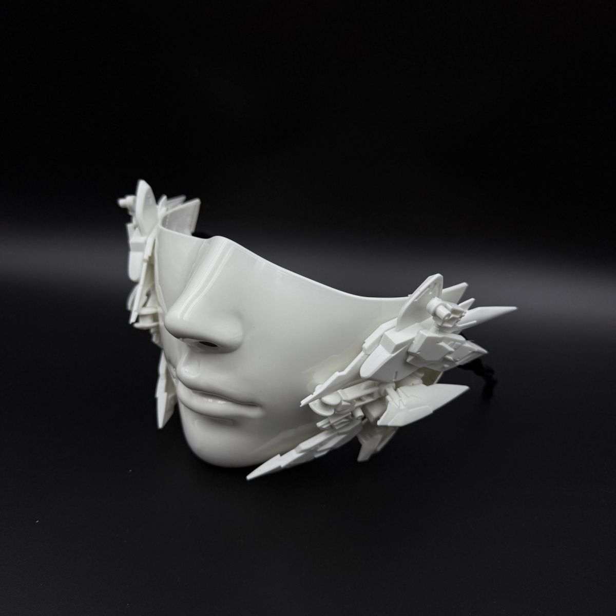 Anime Cosplay Mask - Mechanical series half-face masks, concert cosplay