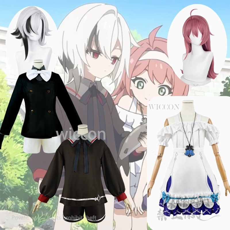 Anime Cosplay Outfit Girl - Game Genshin Impact Arlecchino Clervie Childhood