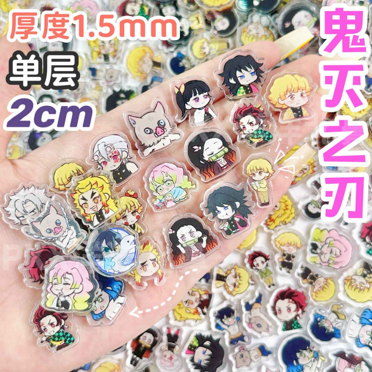 50/100Pcs 1/2cm Mini Demon Sla - Anime Cosplay Demon Slayer recensione e prezzo