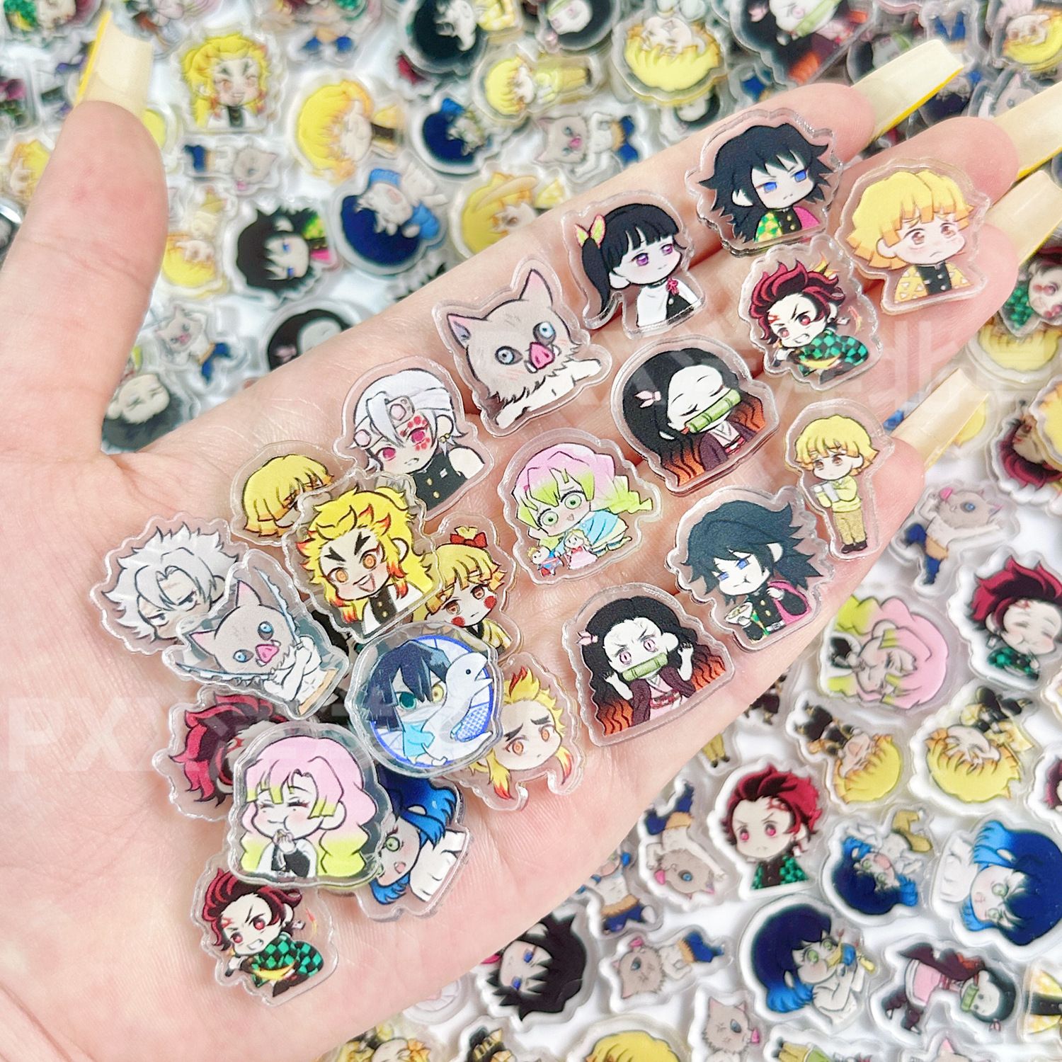 50/100Pcs 1/2cm Mini Demon Sla - Anime Cosplay Demon Slayer recensione e prezzo