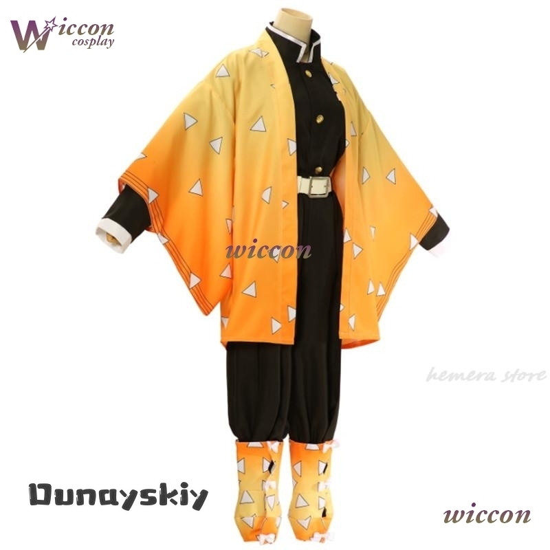 Anime Demon Agatsuma Zenitsu C - Anime Cosplay Demon Slayer recensione e prezzo