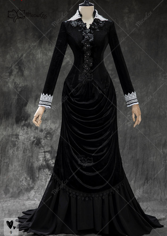 MEOWCOS Women's Gothic Black V - Anime Cosplay Com recensione e prezzo