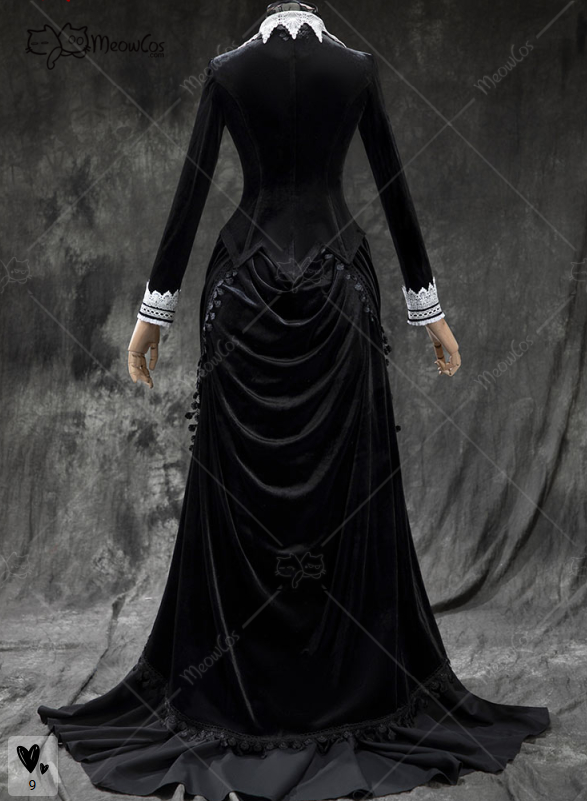 MEOWCOS Women's Gothic Black V - Anime Cosplay Com recensione e prezzo