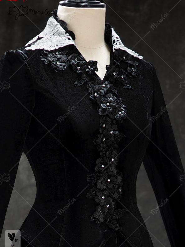 MEOWCOS Women's Gothic Black V - Anime Cosplay Com recensione e prezzo