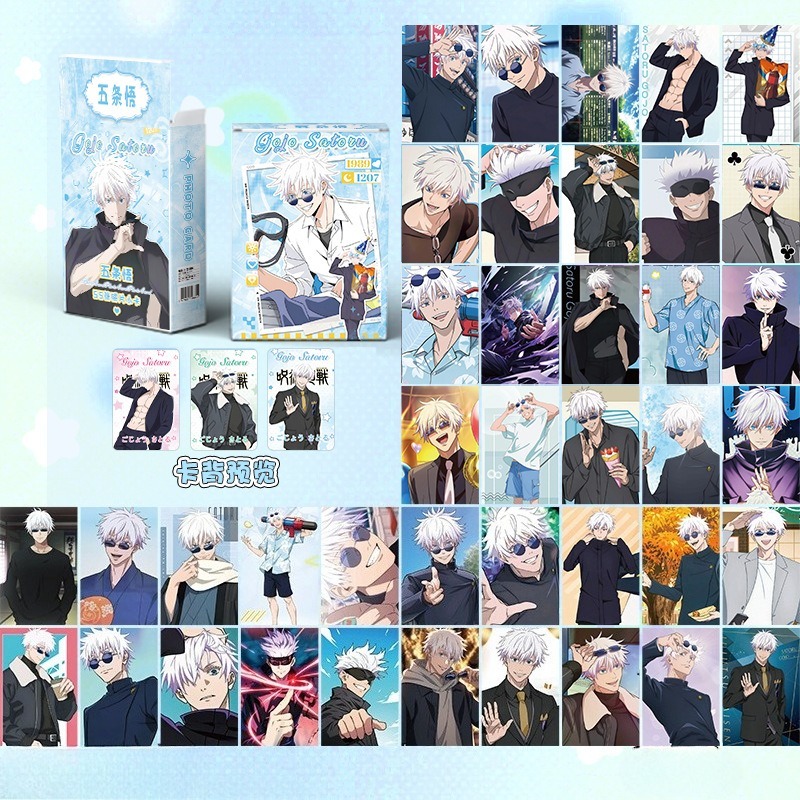 55pcs Jujutsu Kaisen Japanese  - Anime Cosplay Gojo recensione e prezzo
