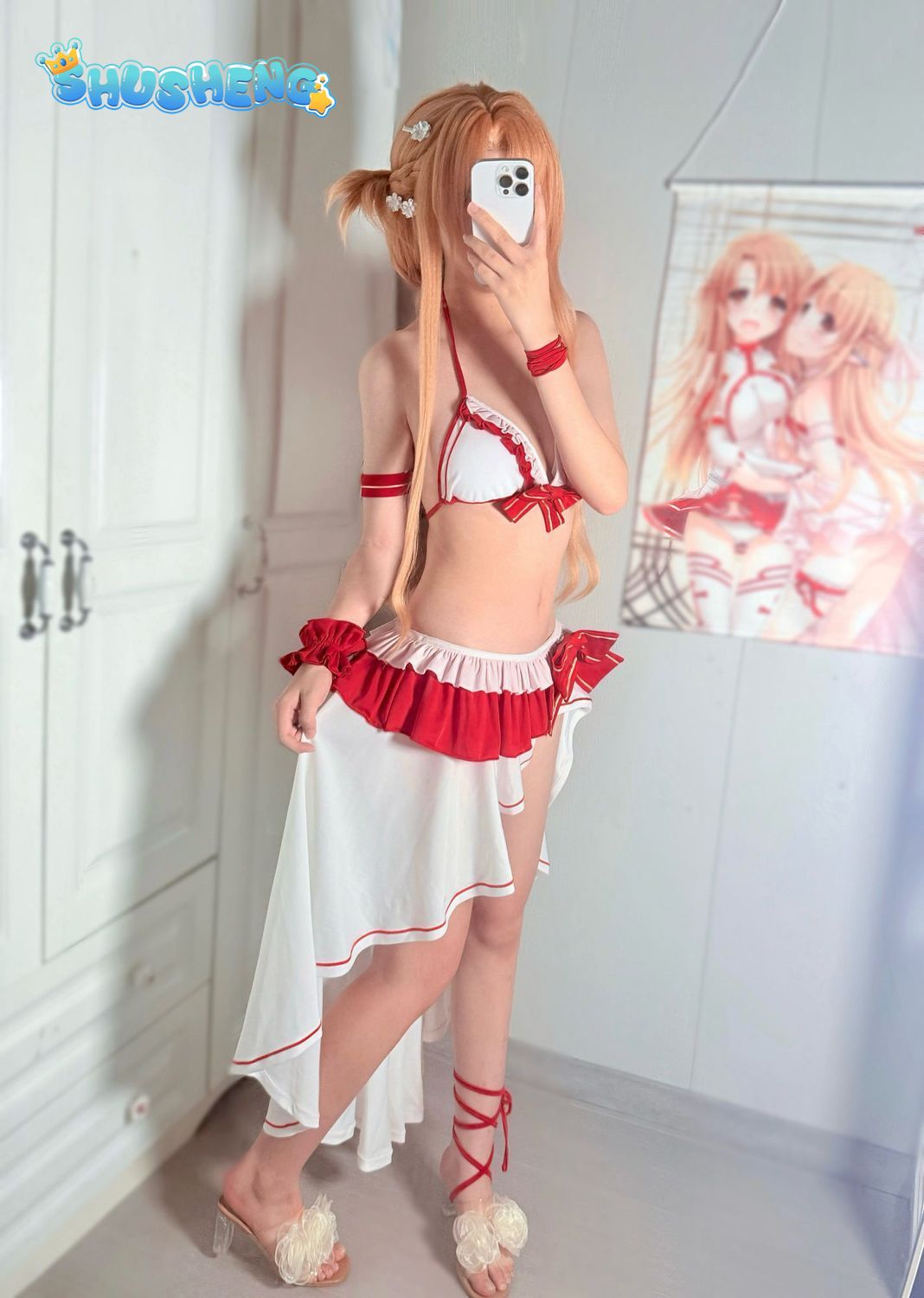 Yuuki Asuna Cosplay Costume An - Anime Cosplay Outfit Girl recensione e prezzo