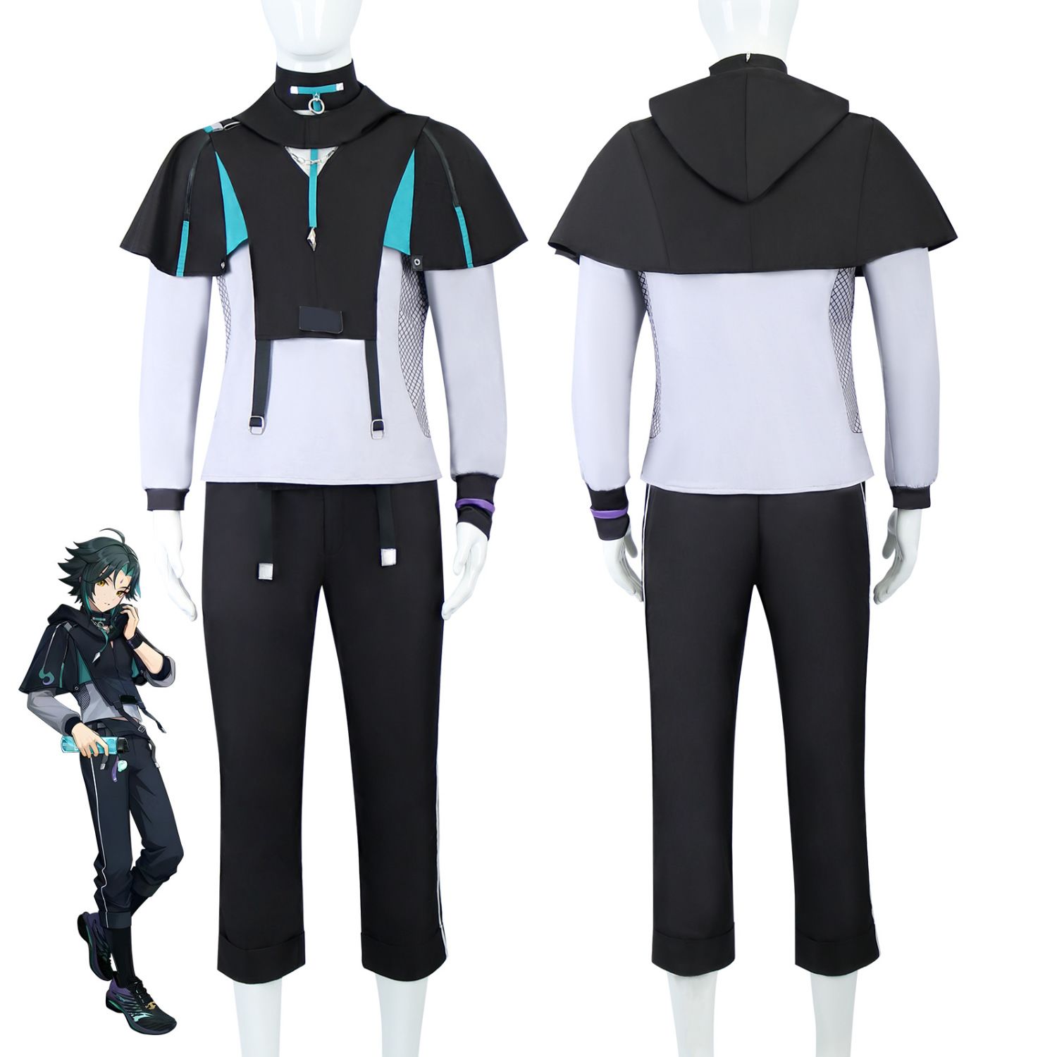 Halloween XIAO Costumes Game G - Anime Cosplay Outfits Male recensione e prezzo
