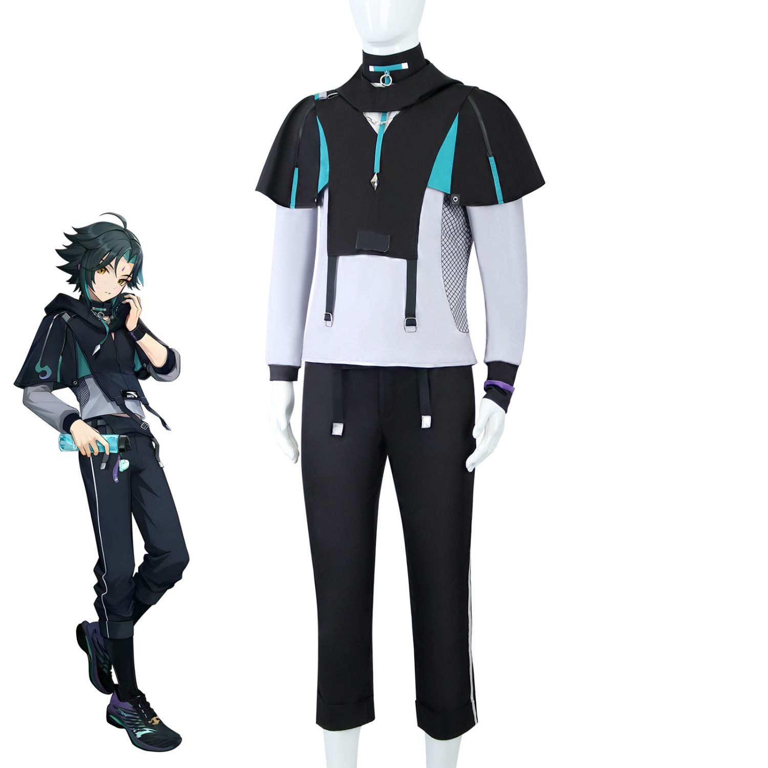 Halloween XIAO Costumes Game G - Anime Cosplay Outfits Male recensione e prezzo