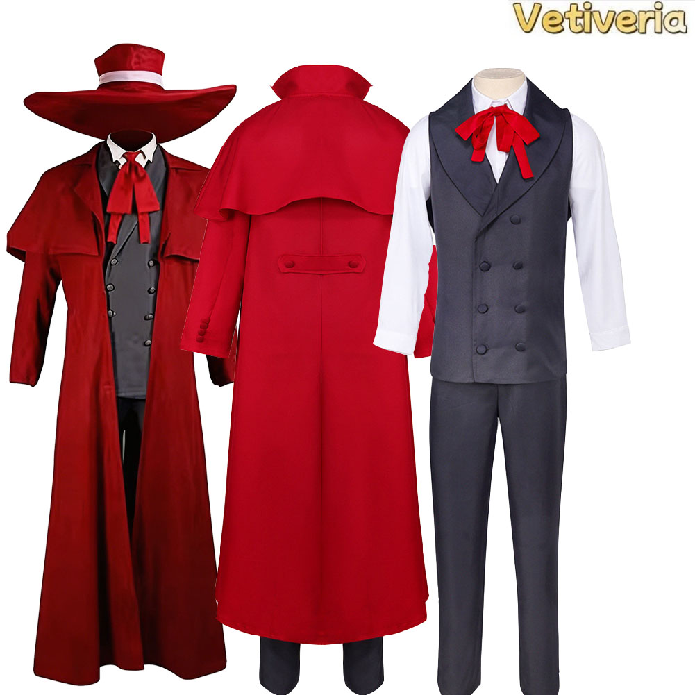 Alucard Cosplay Uniform Costum - Anime Cosplay Outfits Male recensione e prezzo