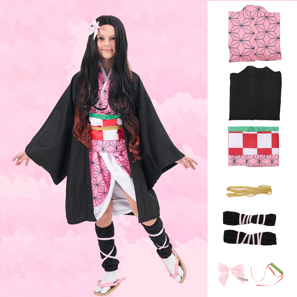 Complete Nezuko Kamado Cosplay - Convention Cosplay Anime recensione e prezzo