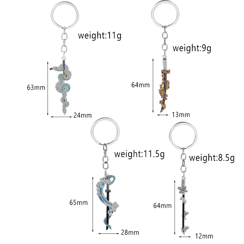 Demon Slayer Keychain Anime Co - Anime Cosplay Sword recensione e prezzo