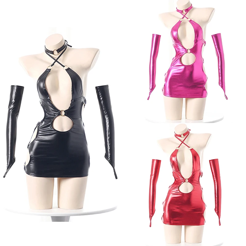 Anime Tight Leather Dress Idol - Anime Cosplay Outfit Girl recensione e prezzo