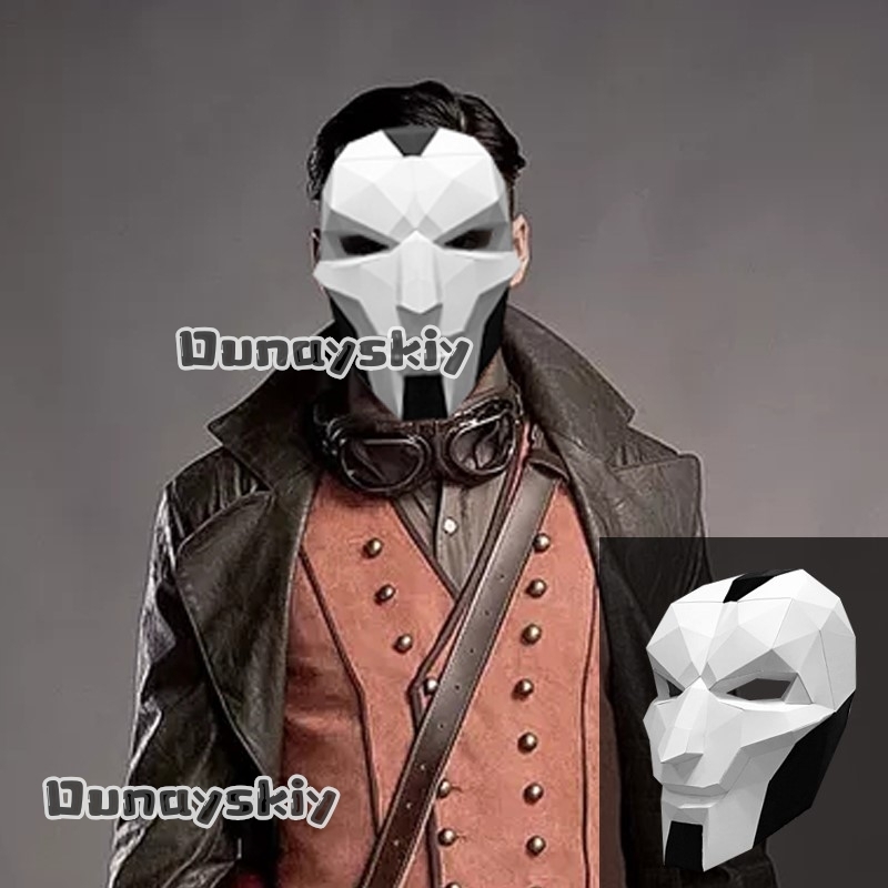 AKhada Jhin Oni Mask DIY Paper - Anime Cosplay Mask recensione e prezzo