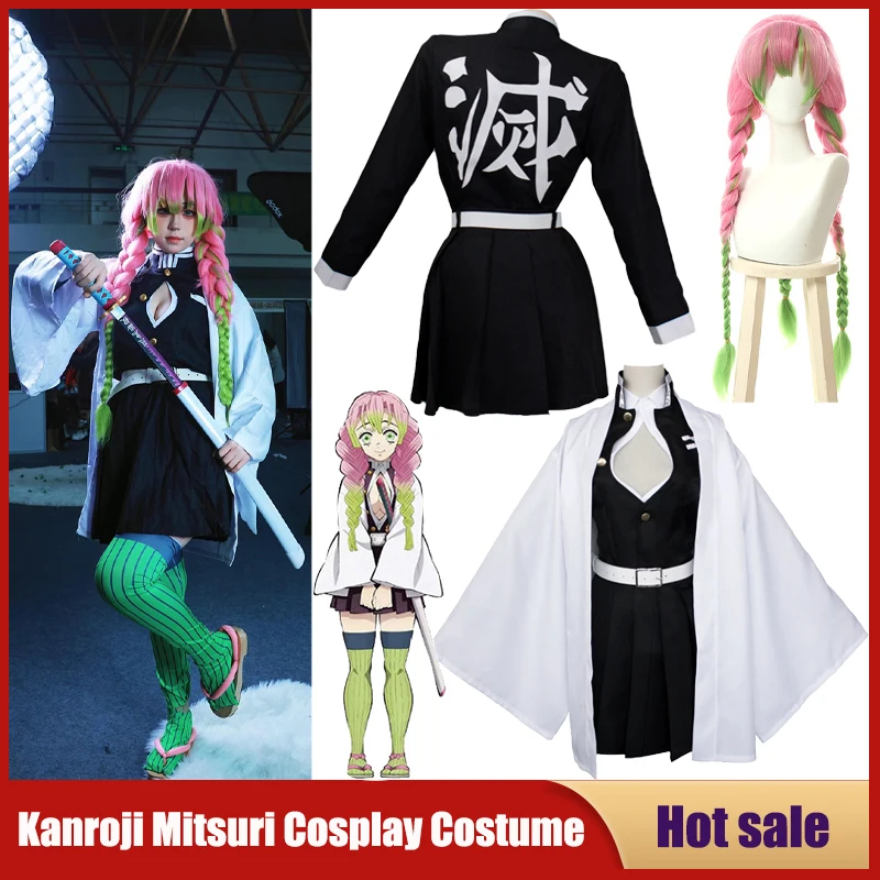 Anime Kanroji Mitsuri Cosplay  - Anime Cosplay Demon Slayer recensione e prezzo