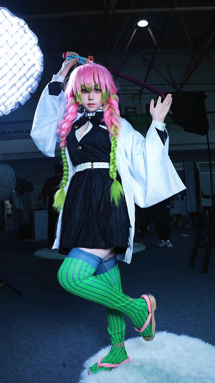 Anime Kanroji Mitsuri Cosplay  - Anime Cosplay Demon Slayer recensione e prezzo