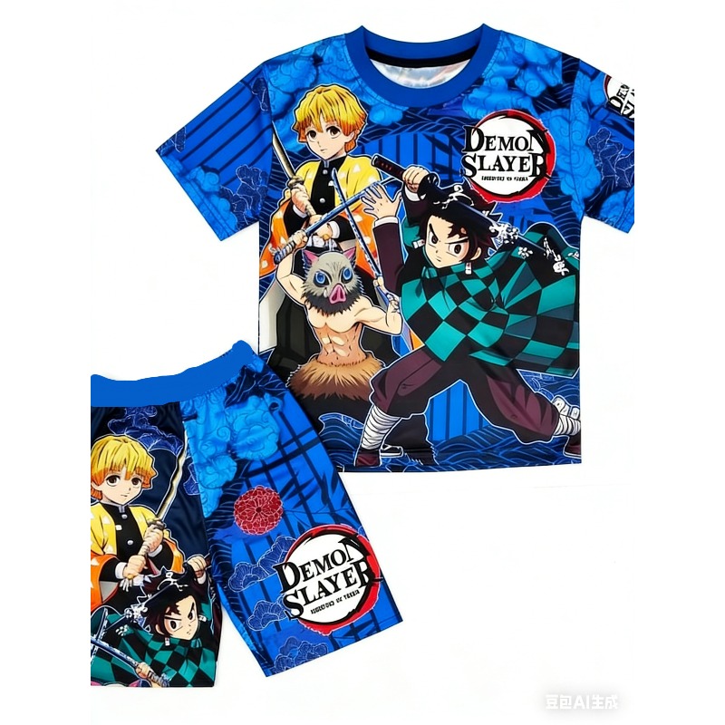 Demon Slayer Kids T-shirt Shor - Anime Cosplay Tanjiro recensione e prezzo