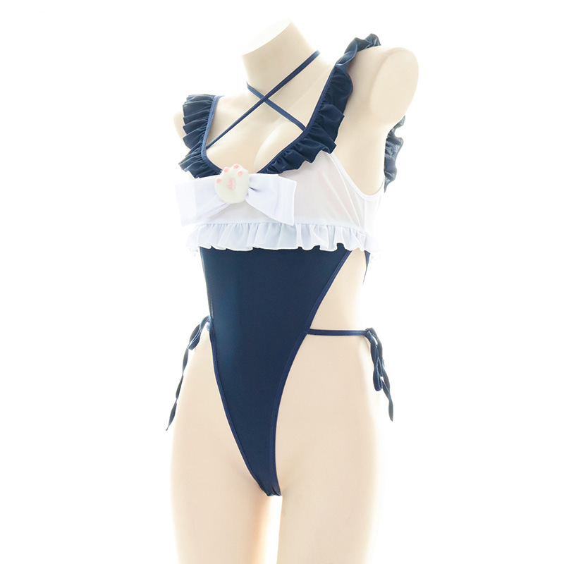 Cute Ruffled Edge One Piece Sw - Anime Cosplay Cat recensione e prezzo