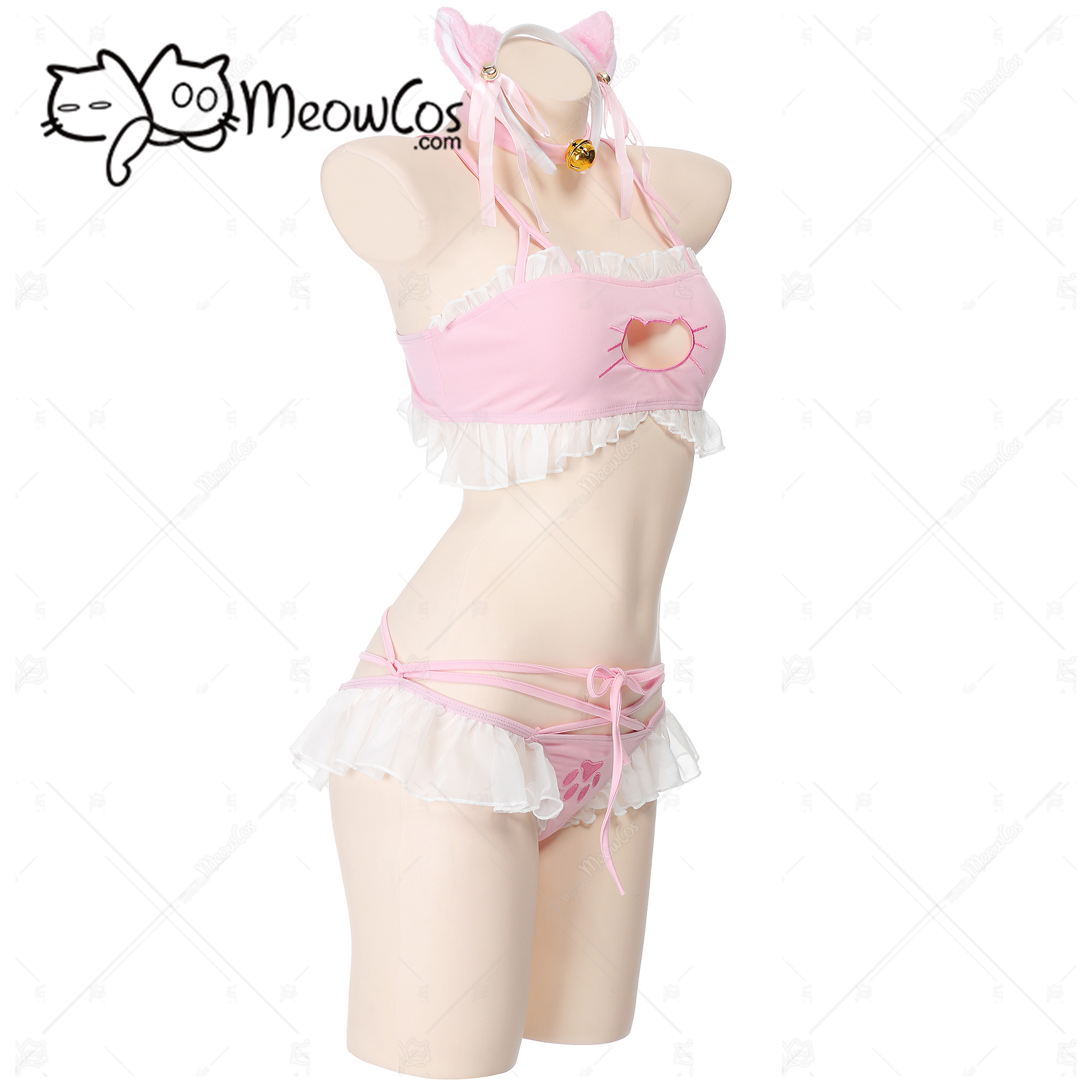 Meowcos Cat Girl Ruffled Style - Anime Cosplay Com recensione e prezzo