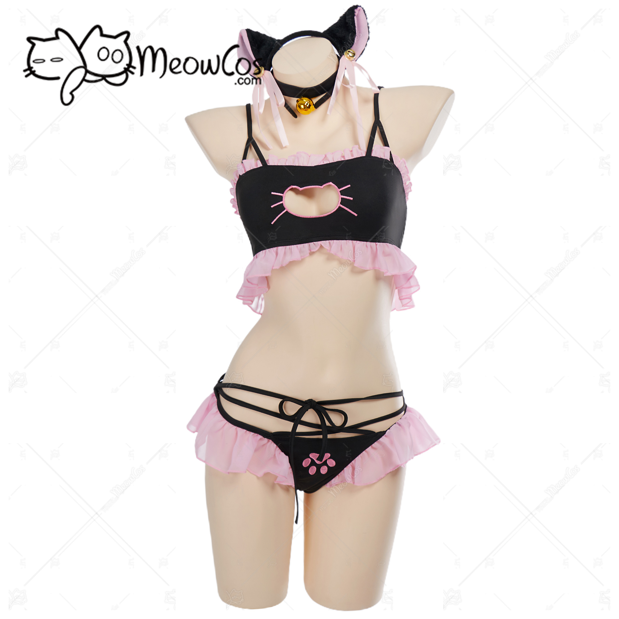 Meowcos Cat Girl Ruffled Style - Anime Cosplay Com recensione e prezzo
