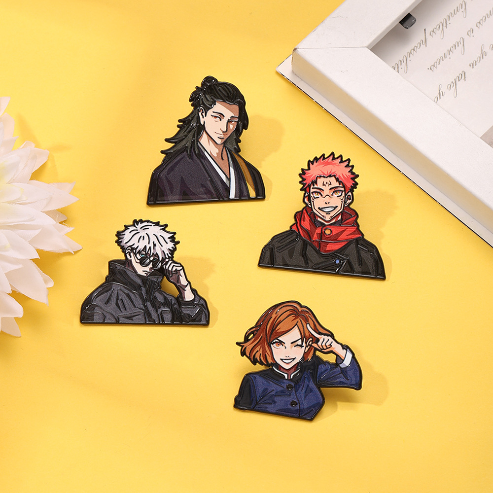 4pcs Creative Anime Jujutsu Br - Anime Cosplay Gojo recensione e prezzo