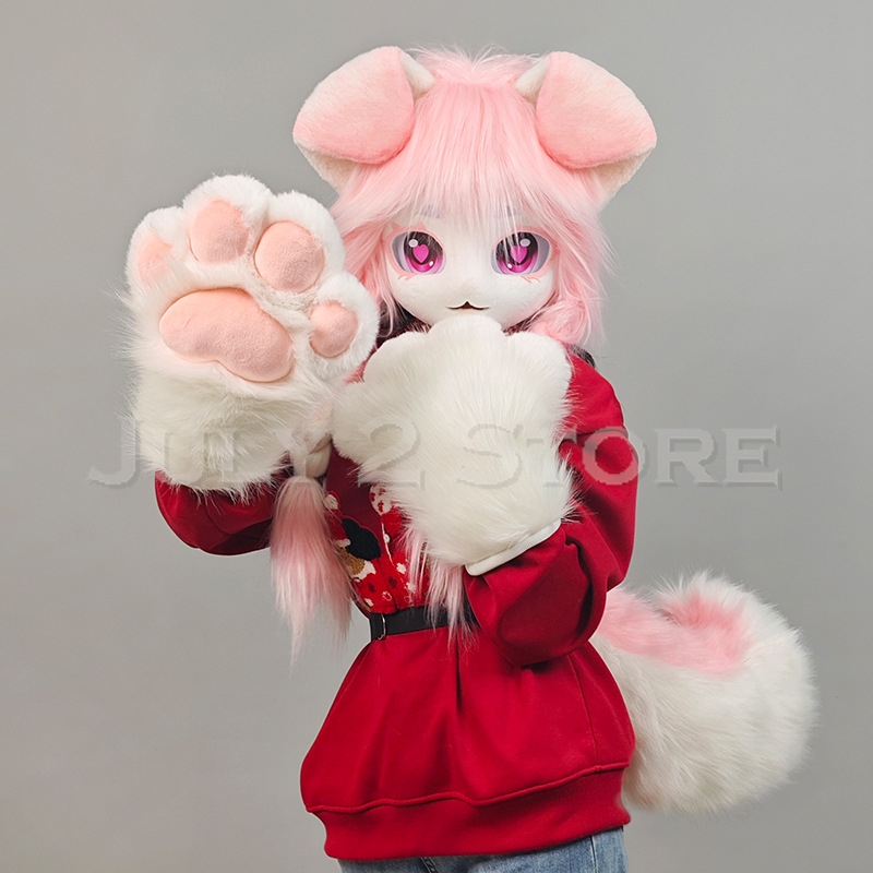 July 2 Store Fursuit Head Kigu - Anime Cosplay Cat recensione e prezzo