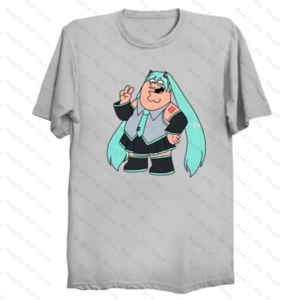 Peter Griffin Miku Meme T-Shir - Anime Cosplay Meme recensione e prezzo